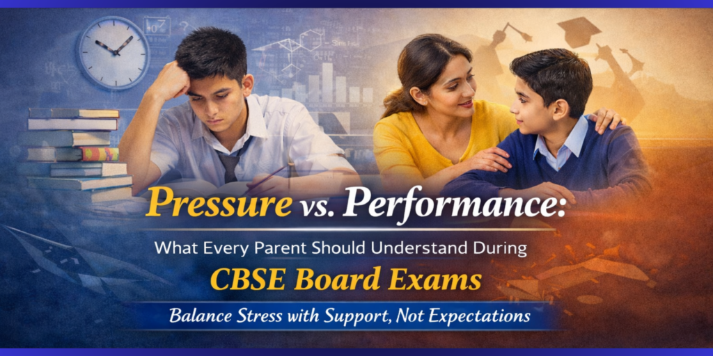 Pressure vs. Performance: What Every Parent Should Understand During CBSE Board Exams